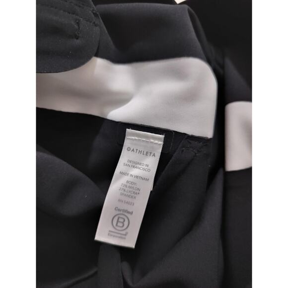 Athleta womens Interstelar tight black white pants size 4 - Picture 11 of 11